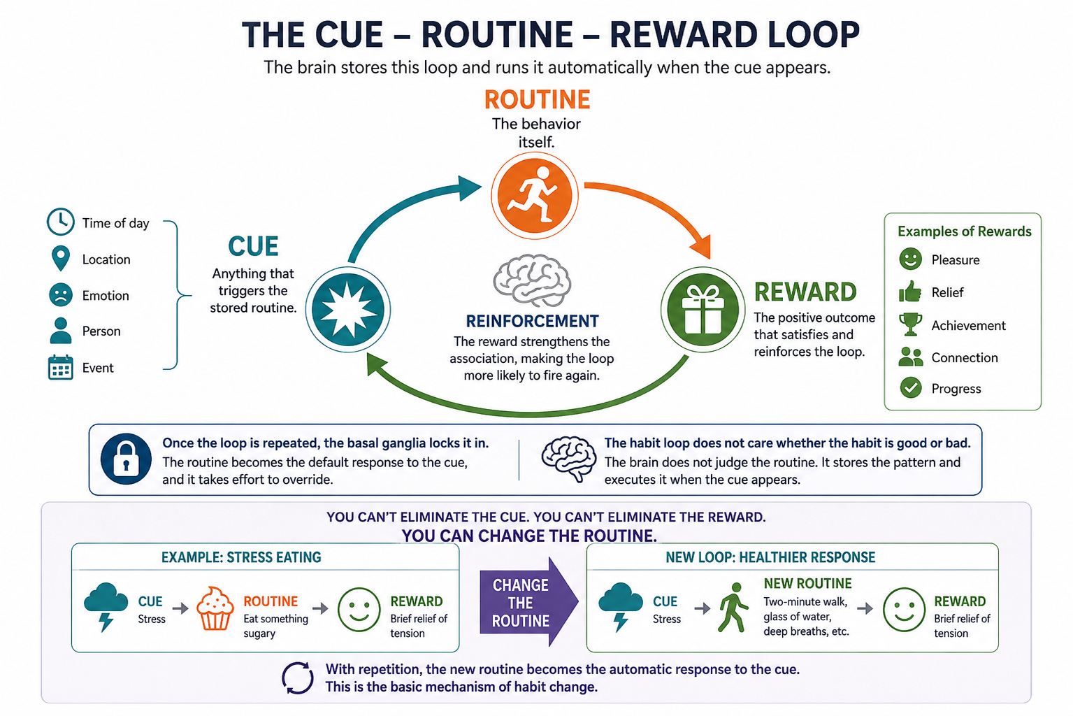 The Habit Loop: How to Use Cues, Routines, and Rewards to Make Healthy Habits Stick